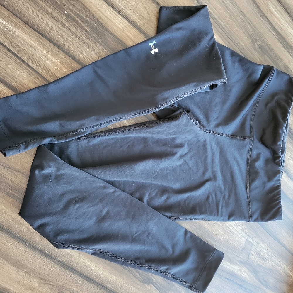 Under armour black workout leggings-size S